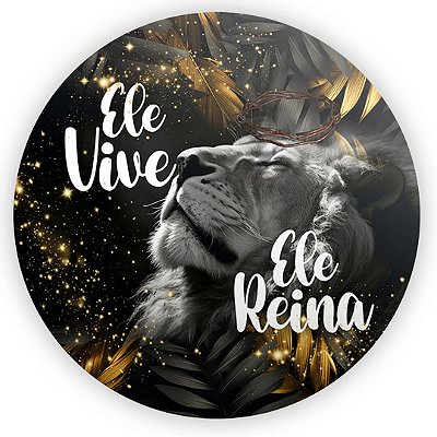 Mini Painel - Jesus Leao De Juda - Sublimado 3D