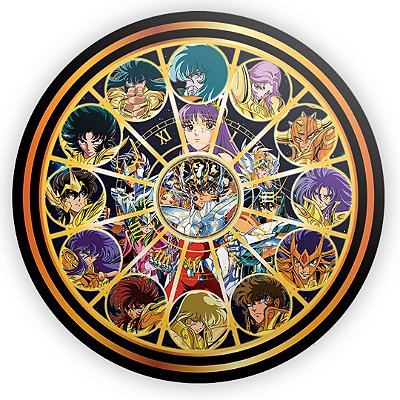 Mini Painel - Cavaleiros do Zodiaco - Sublimado 3D