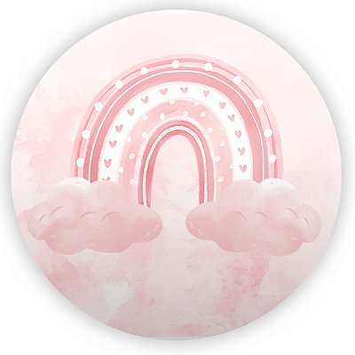 Mini Painel - Arco Iris Rosa - Sublimado 3D