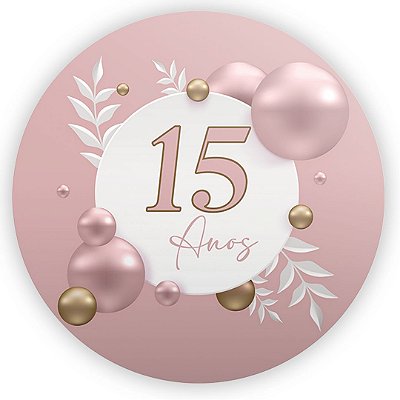 Mini Painel - 15 anos - Sublimado 3D