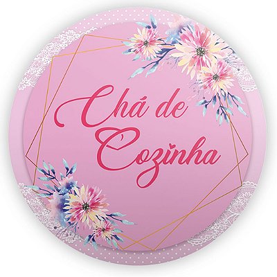 Mini Painel - Cha de Cozinha - Sublimado 3D