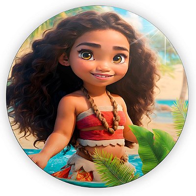 Mini Painel - Moana Baby - Sublimado 3D