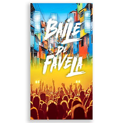 Faixa Lateral - Baile Funk - Sublimado 3D