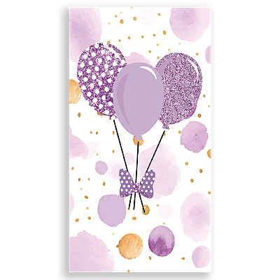 Faixa Lateral - Minnie Lilas - Sublimado 3D