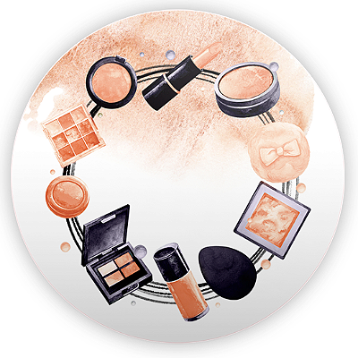 Mini Painel - Maquiagem - Sublimado 3D