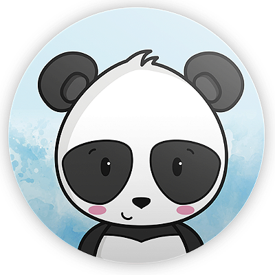 Mini Painel - Panda - Sublimado 3D