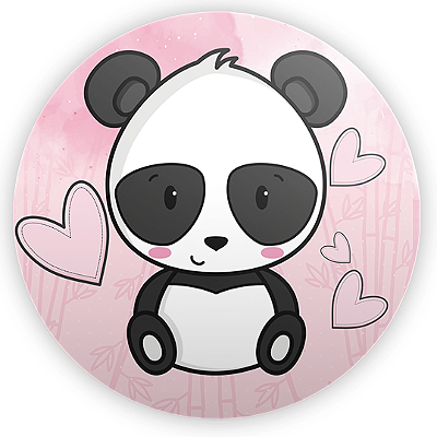 Mini Painel - Panda - Sublimado 3D