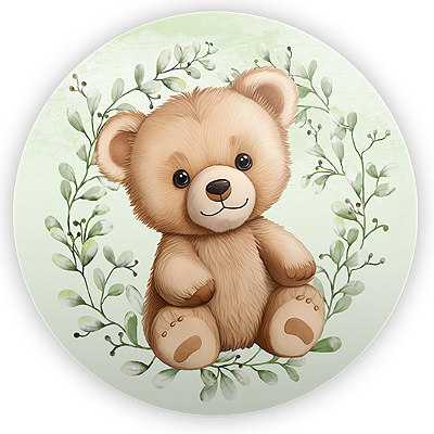 Mini Painel - Ursinho - Sublimado 3D