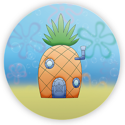 Mini Painel - Bob Esponja - Sublimado 3D