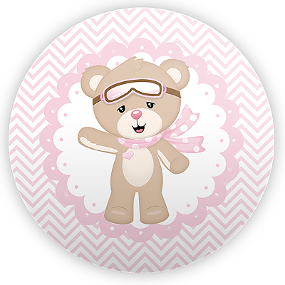 Mini Painel - Ursinha Baloeira - Sublimado 3D