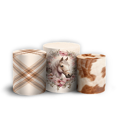 Trio Cilindro - Ana Castela - Sublimado 3D + Elástico