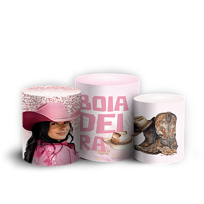 Trio Cilindro - Ana Castela - Sublimado 3D + Elástico