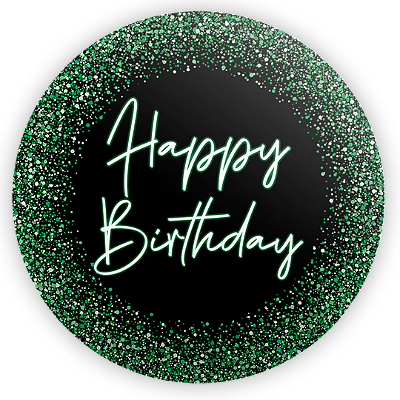 Mini Painel - Happy Birthday - Sublimado 3D