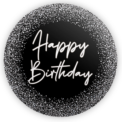 Mini Painel - Happy Birthday - Sublimado 3D