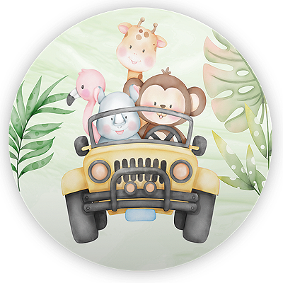 Mini Painel - Safari - Sublimado 3D