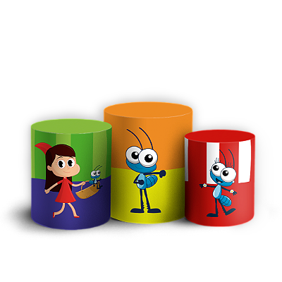 Trio Cilindro - Bob Zoom  - Sublimado 3D