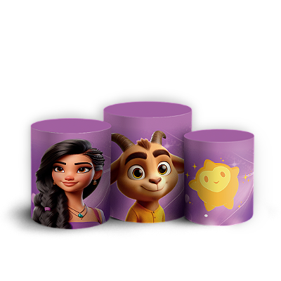 Trio Cilindro - Wish o Poder dos Desejos - Sublimado 3D