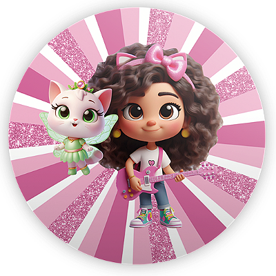 Mini Painel - Casa Mágica da Gabby - Sublimado 3D