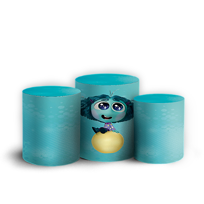 Trio Cilindro - Inveja Divertida Mente - Sublimado 3D