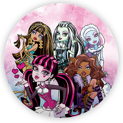 Mini Painel - Monster High - Sublimado 3D
