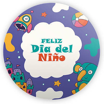 Mini Painel - Dia das Criancas (Espanhol) - Sublimado 3D