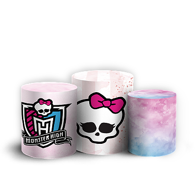 Trio Cilindro - Monster High - Sublimado 3D