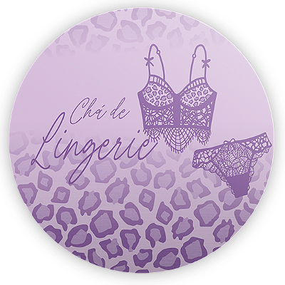 Mini Painel - Cha De Lingerie - Sublimado 3D