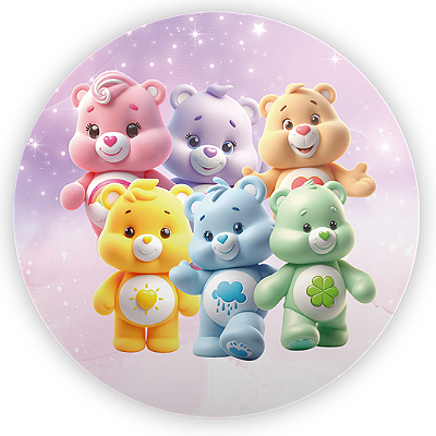 Mini Painel - Ursinhos - Sublimado 3D