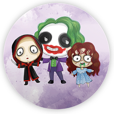 Mini Painel - Dia das Bruxas Halloween - Sublimado 3D