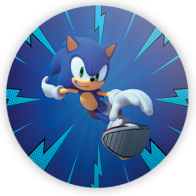 Mini Painel - Sonic - Sublimado 3D