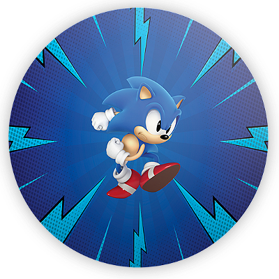 Mini Painel - Sonic - Sublimado 3D