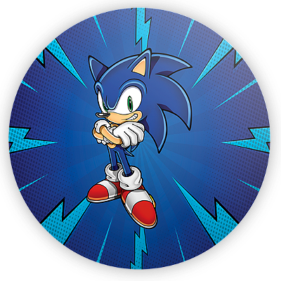 Mini Painel - Sonic - Sublimado 3D