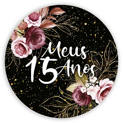 Mini Painel - 15 Anos - Sublimado 3D