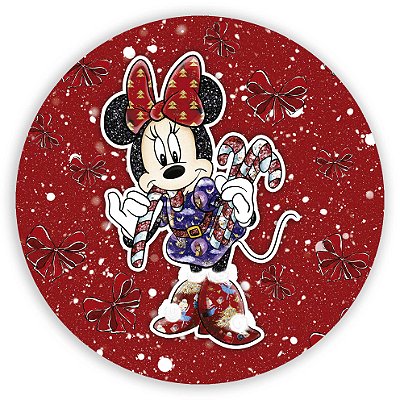 Mini Painel - Natal Ano Novo Minnie - Sublimado 3D