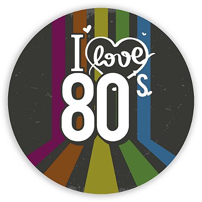 Mini Painel - Anos 80 - Sublimado 3D