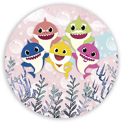 Mini Painel - Baby Shark - Sublimado 3D