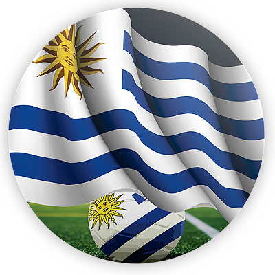 Mini Painel - Uruguai Futebol - Sublimado 3D