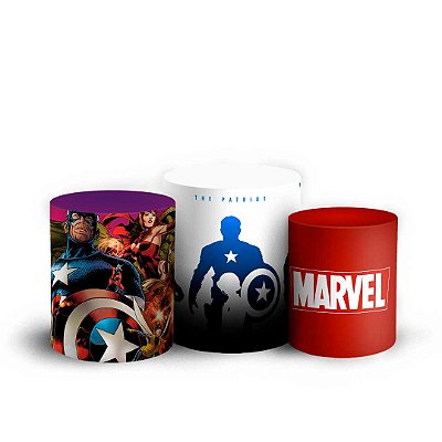 Trio Cilindro - Herois - Sublimado 3D + Elástico