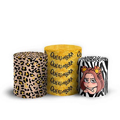 Trio Cilindro - Quérimbora - Sublimado 3D + Elástico