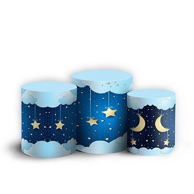 Trio Cilindro - Festa do Pijama - Sublimado 3D + Elástico