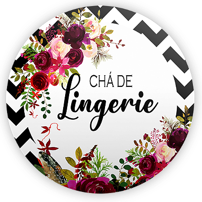 Mini Painel - Cha De Lingerie - Sublimado 3D