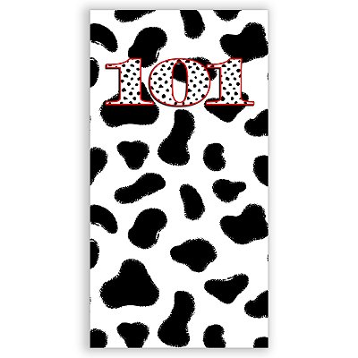 Faixa Lateral - 101 Dálmatas - Sublimado 3D