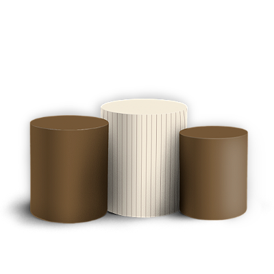 Trio Cilindro - Oh Baby - Sublimado 3D + Elástico