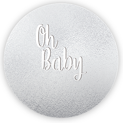 Mini Painel - Oh Baby - Sublimado 3D