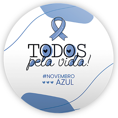 Mini Painel - Novembro Azul - Sublimado 3D