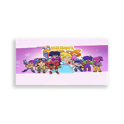 Painel Retangular - Brawl Stars - Sublimado 3D