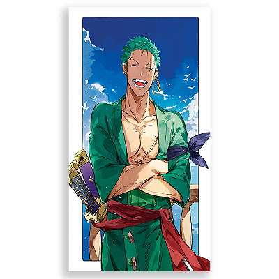 Faixa Lateral - Zoro One Piece - Sublimado 3D