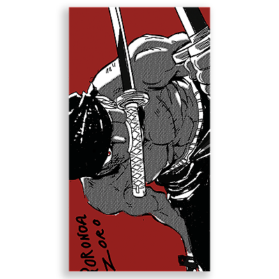 Faixa Lateral - Zoro One Piece - Sublimado 3D