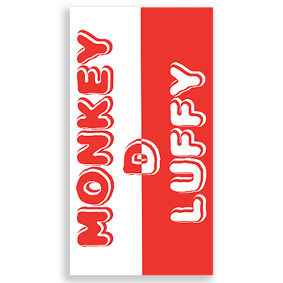 Faixa Lateral - Luffy One Piece - Sublimado 3D