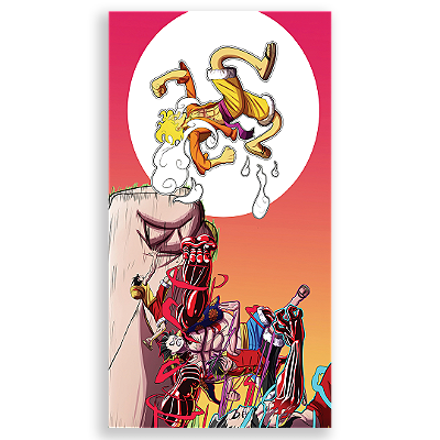 Faixa Lateral - Luffy One Piece - Sublimado 3D